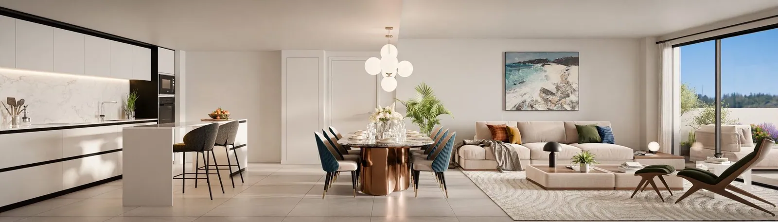 Nieuwbouwappartement met twee slaapkamers en zeezicht in Marbella – 10/16