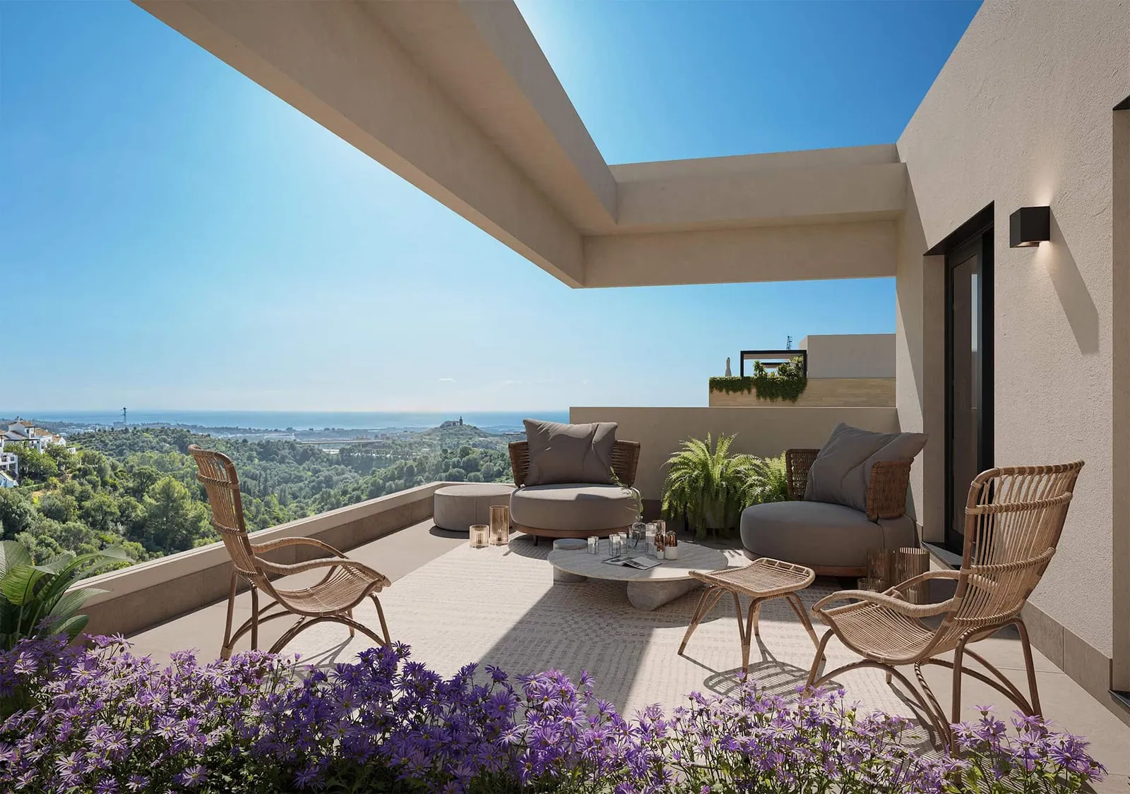 Nieuwbouwappartement met twee slaapkamers en zeezicht in Marbella – 13/16