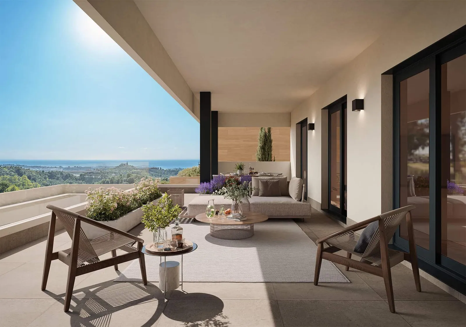 Nieuwbouwappartement met twee slaapkamers en zeezicht in Marbella – 14/16