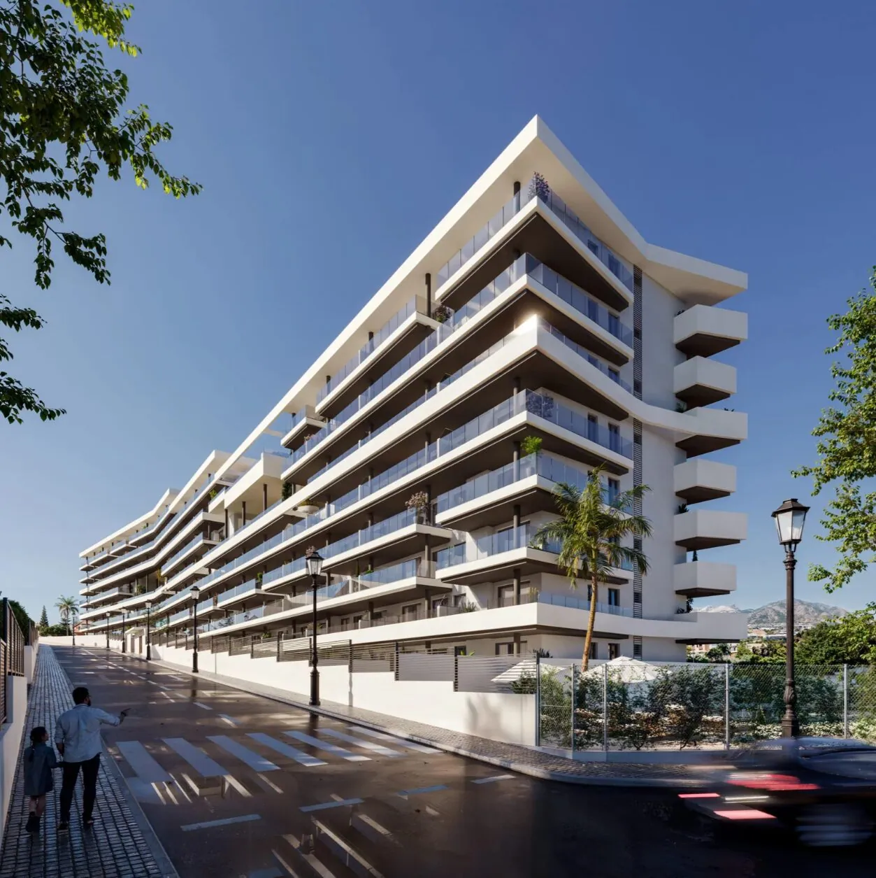Nieuwbouwappartement met drie slaapkamers en zeezicht in Fuengirola – 1/16