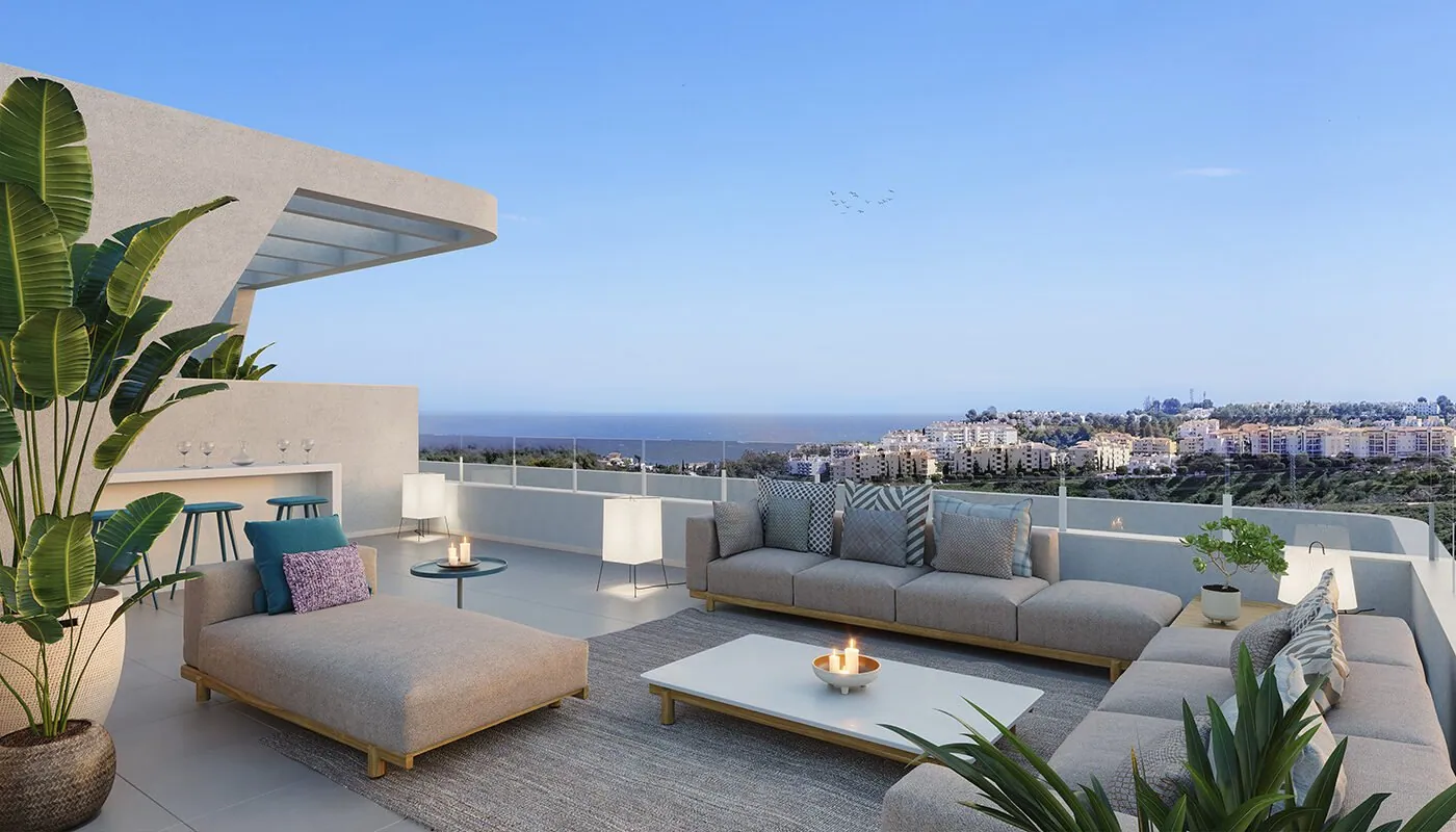 Penthouse met terras van 64 m² en zee- en golfzicht in La Cala de Mijas – 8/11