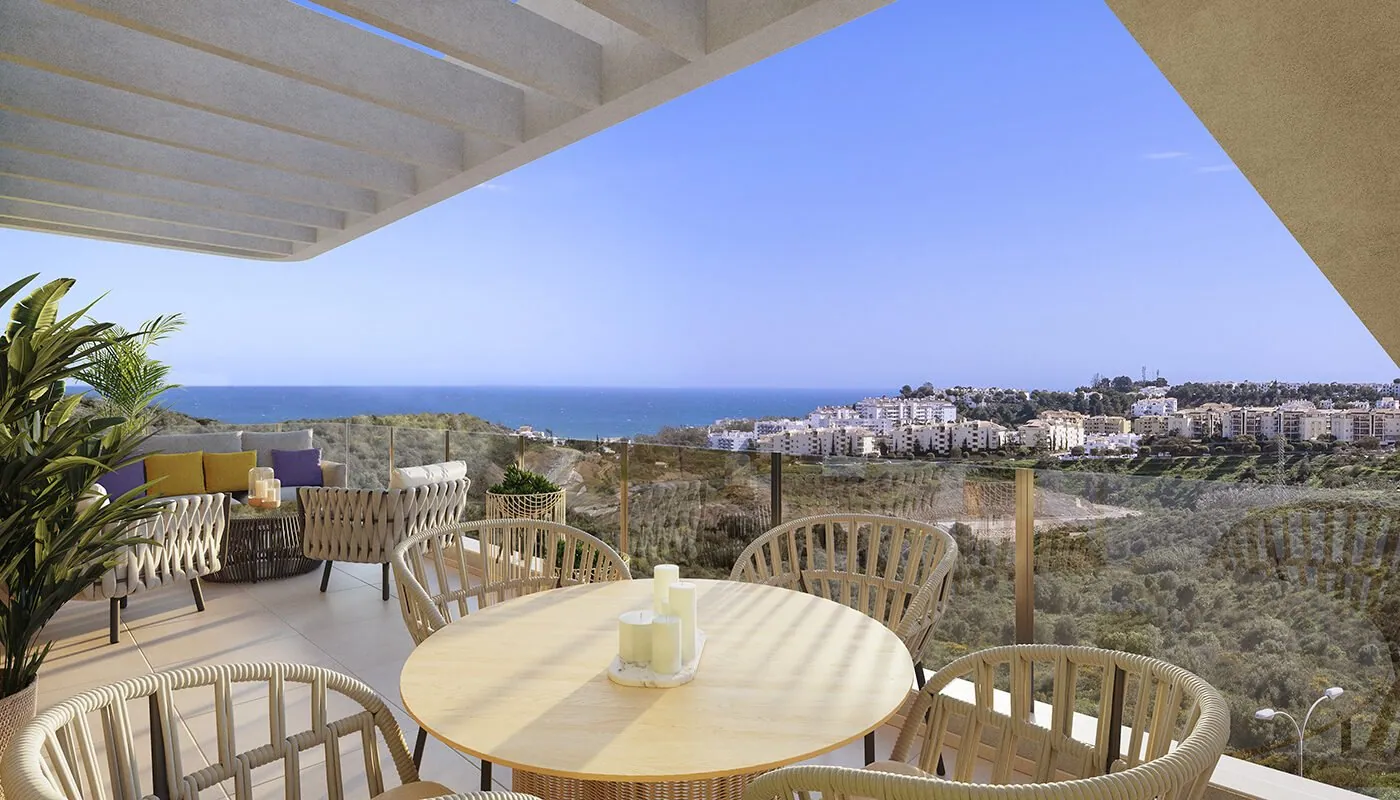 Penthouse met terras van 64 m² en zee- en golfzicht in La Cala de Mijas – 10/11