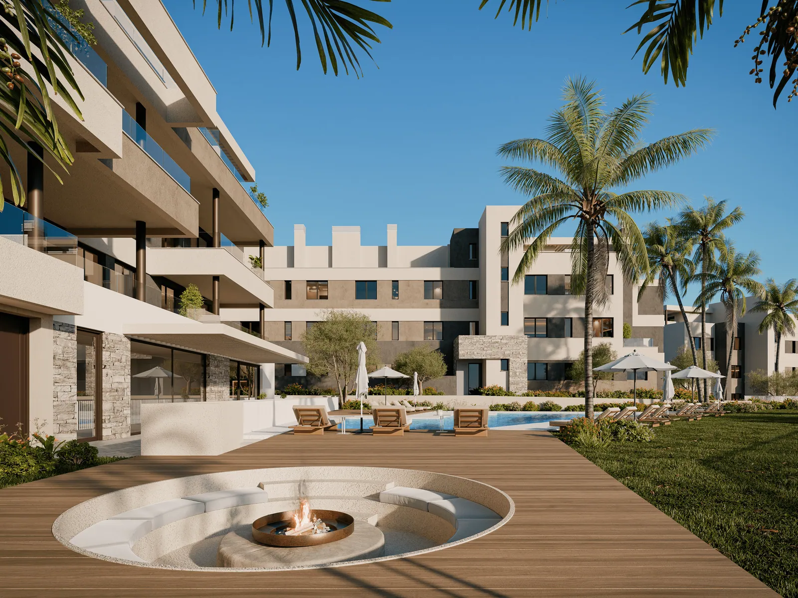 Nieuwbouwappartement met twee slaapkamers en terras in Mijas Costa – 1/16