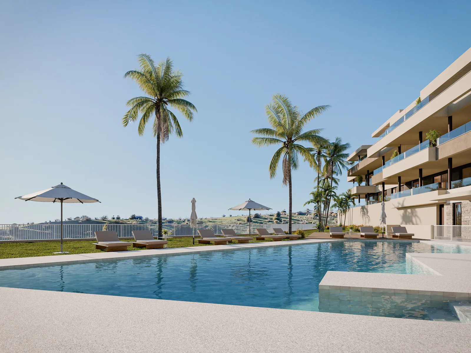 Nieuwbouwappartement met twee slaapkamers en terras in Mijas Costa – 5/16