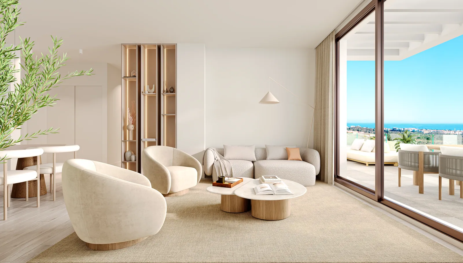 Nieuwbouwappartement met twee slaapkamers en terras in Mijas Costa – 9/16