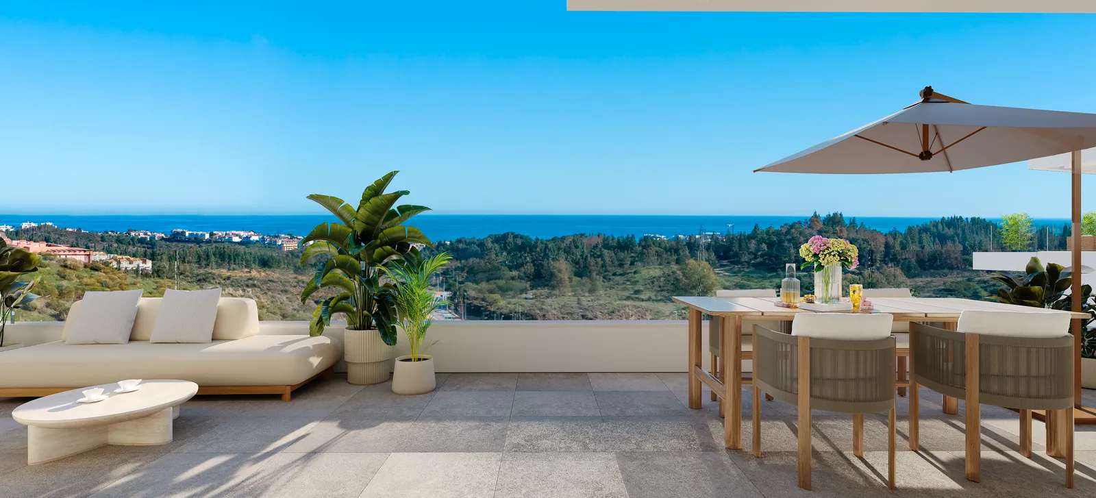Nieuwbouwappartement met twee slaapkamers en terras in Mijas Costa – 11/16